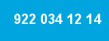 922 034 12 14